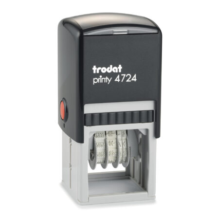 4724 - Square Date Stamp 40X40mm - Max 4 Lines Of Text