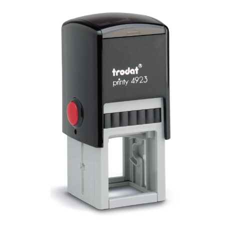 4923 - Square Text Stamp 30 X 30Mm - Max 5 Lines Of Text