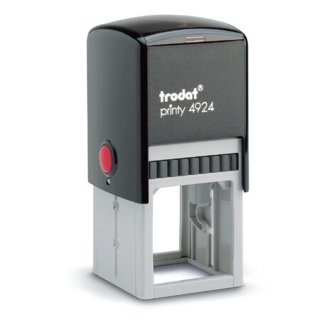 4924 - Square Text Stamp 40 X 40Mm - Max 7 Lines Of Text