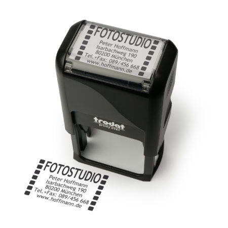 4941 - Rectangular Text Stamp 41 X 24Mm - Max 7 Lines Of Text