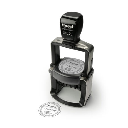 Heavy Duty Round Text Stamp 45Mm Diameter