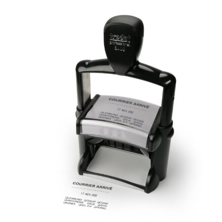 5480 - Heavy Duty Rectangular Date Stamp 70 X 50Mm - Max 10 Lines Of Text